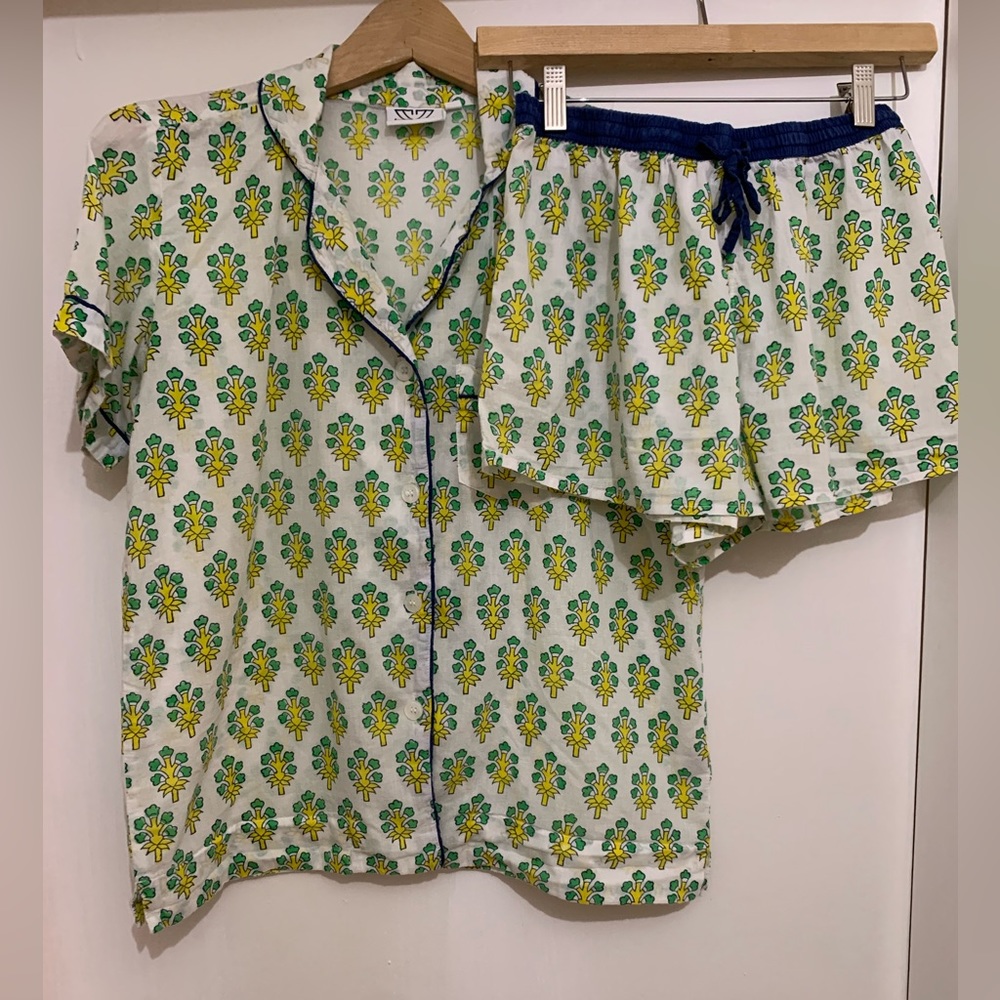 J.Crew and SZ Blockprints collaboration pajama set